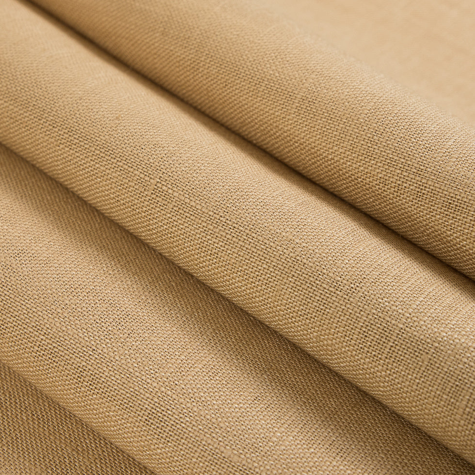 Tan Medium-Weight Linen - Detail