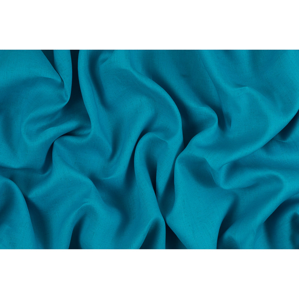 Scuba Blue Medium-Weight Linen Folded