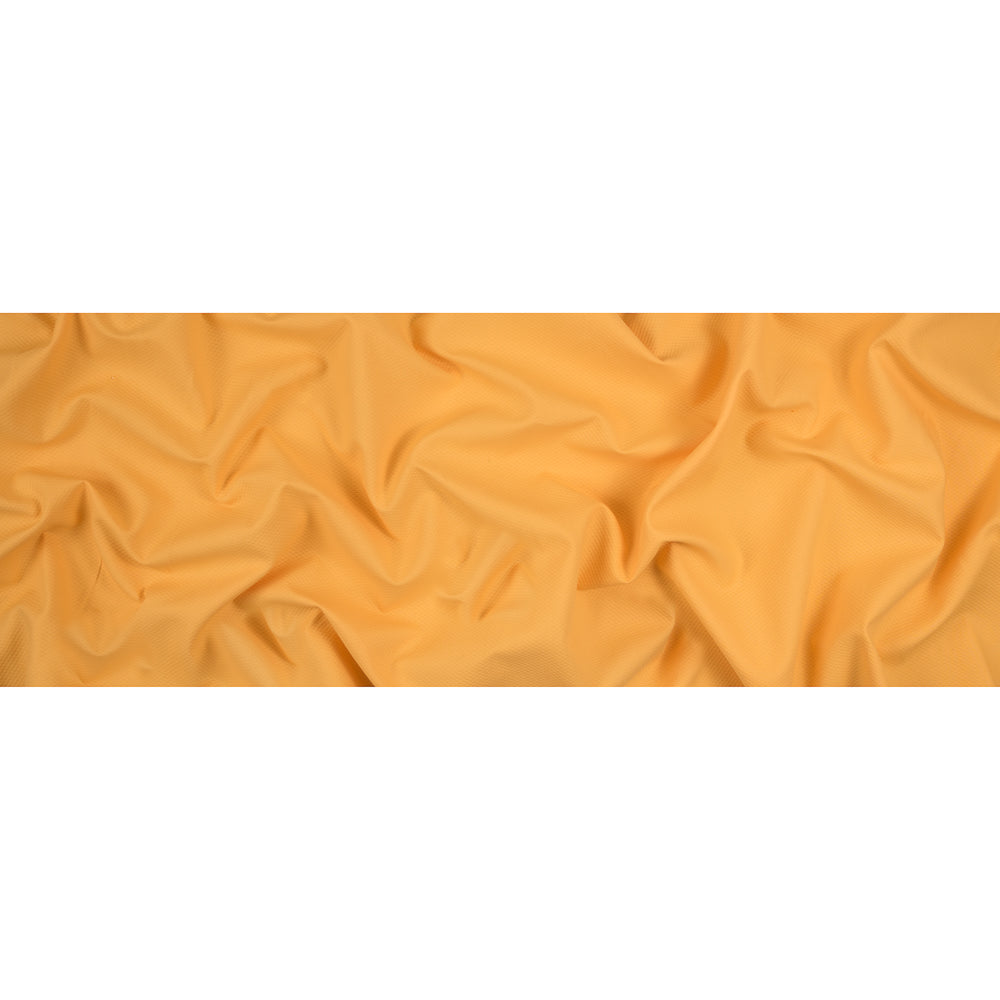 Amber Yellow Cotton Birdseye Pique Full