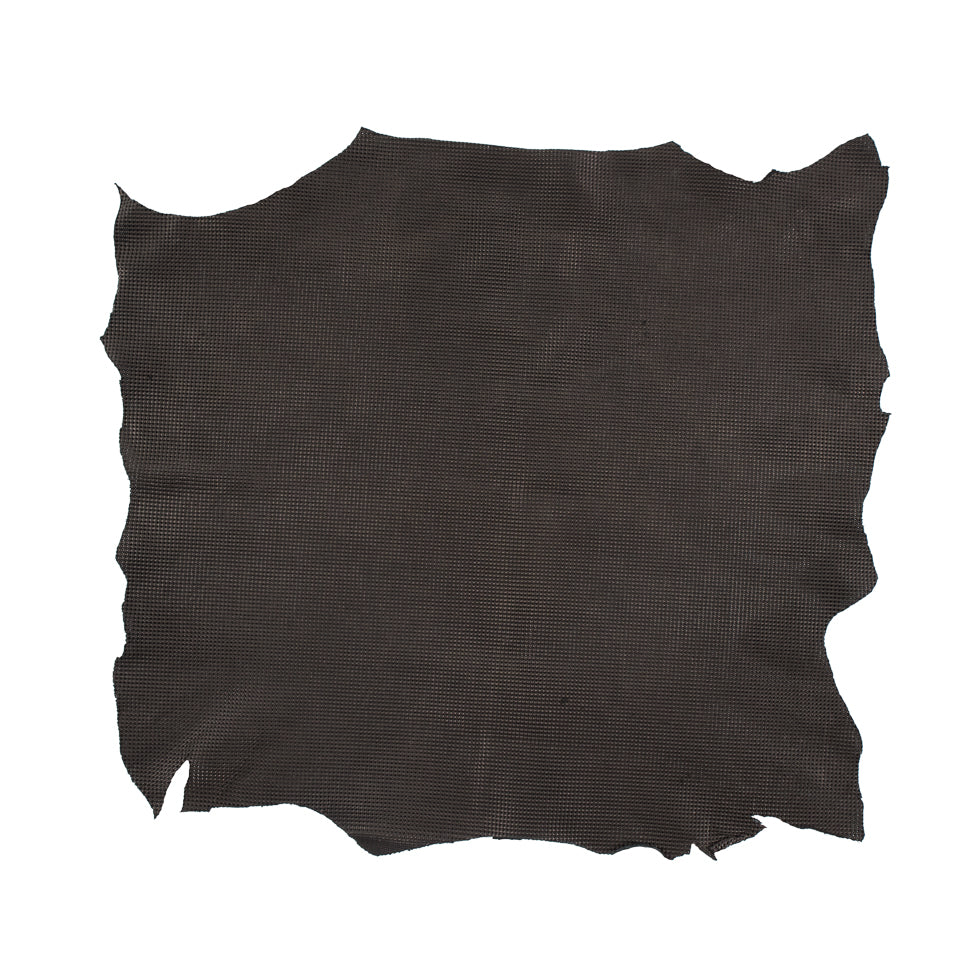 Small Black Embossed Lamb Leather