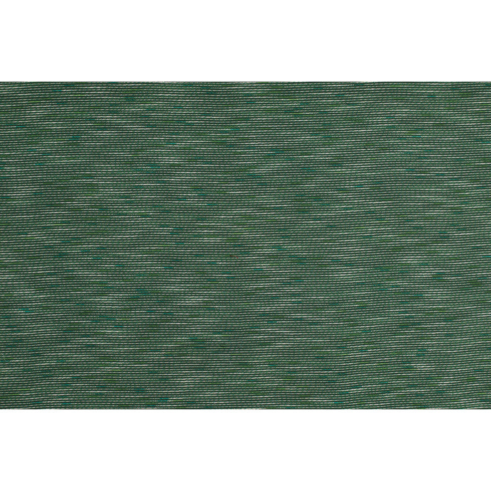 Vibrant Green/Black/White Cotton-Polyester Tweed - Full
