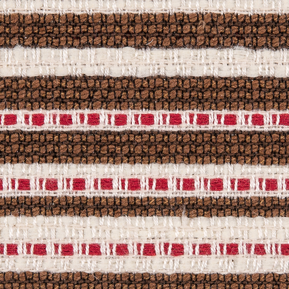 Peppermint Bark Striped Double-Face Cotton Woven - Detail