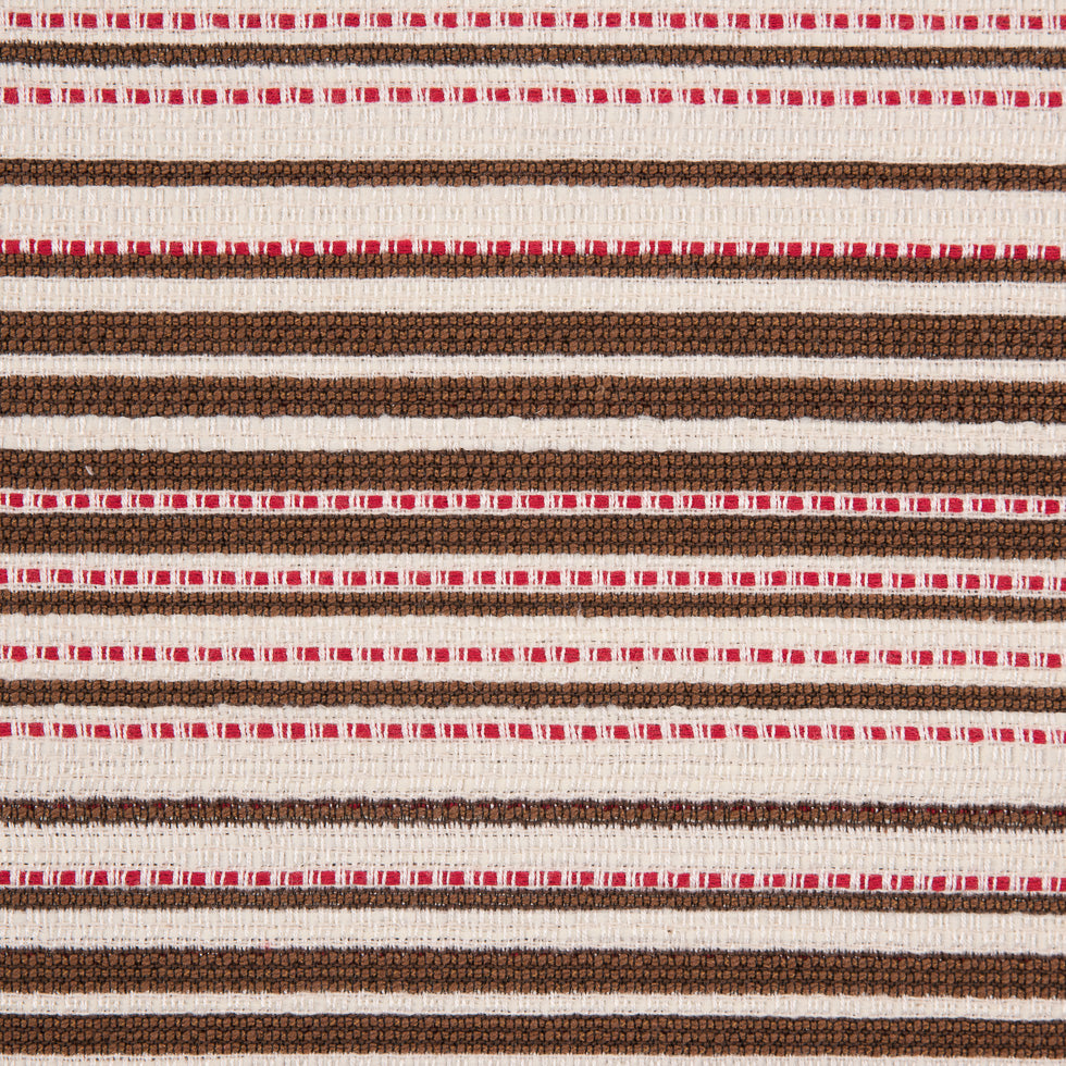 Peppermint Bark Striped Double-Face Cotton Woven