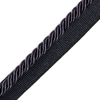 Navy Cotton Blend Twisted Cord Trim - 0.25" Detail
