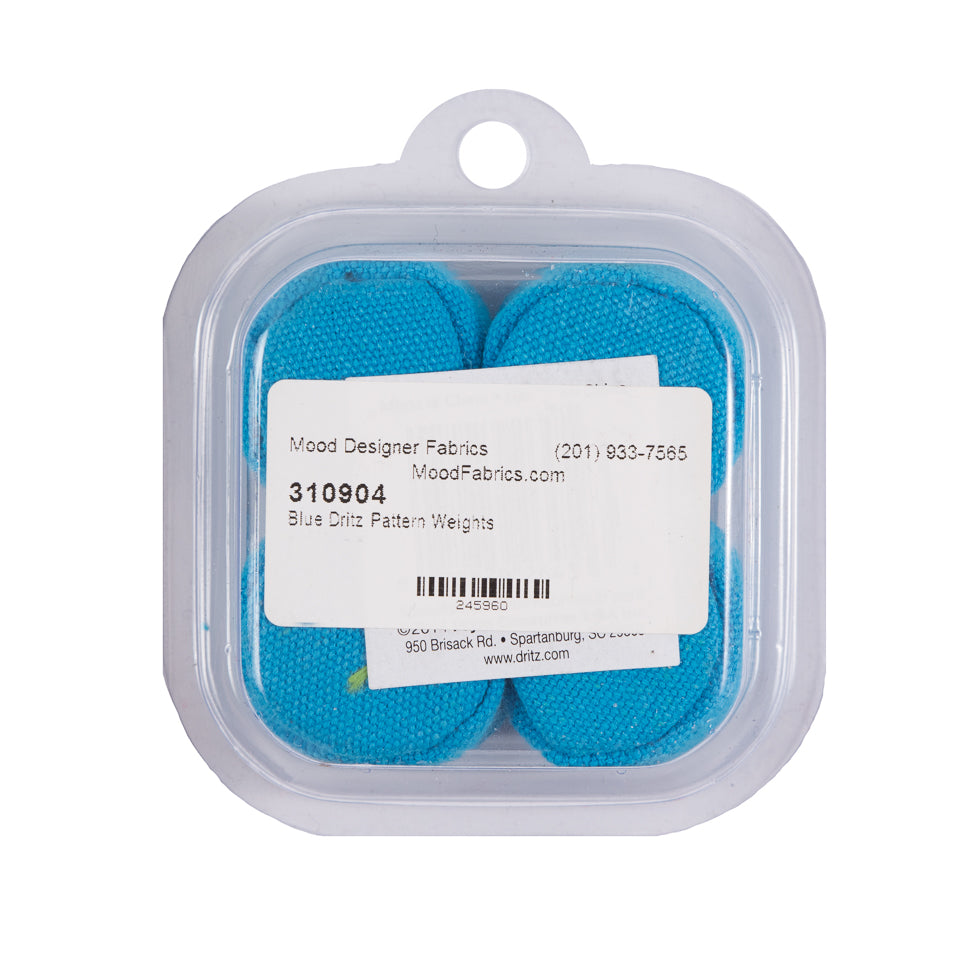 Dritz Blue Pattern Weights Detail