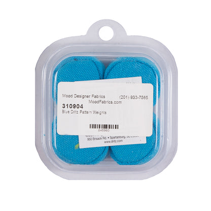 Dritz Blue Pattern Weights Detail