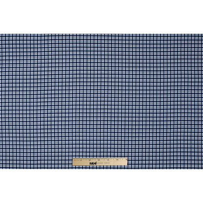 Star Sapphire/White Plaid Printed Riviera Pique Full