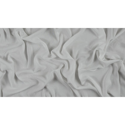 Ivory Solid Viscose Batiste Folded