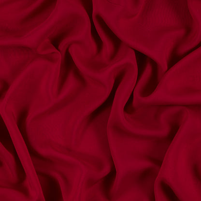 Red Solid Viscose Batiste