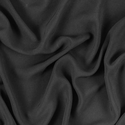 Black Solid Viscose Batiste