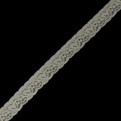 Pale Green Stretch Lace Trim - 1