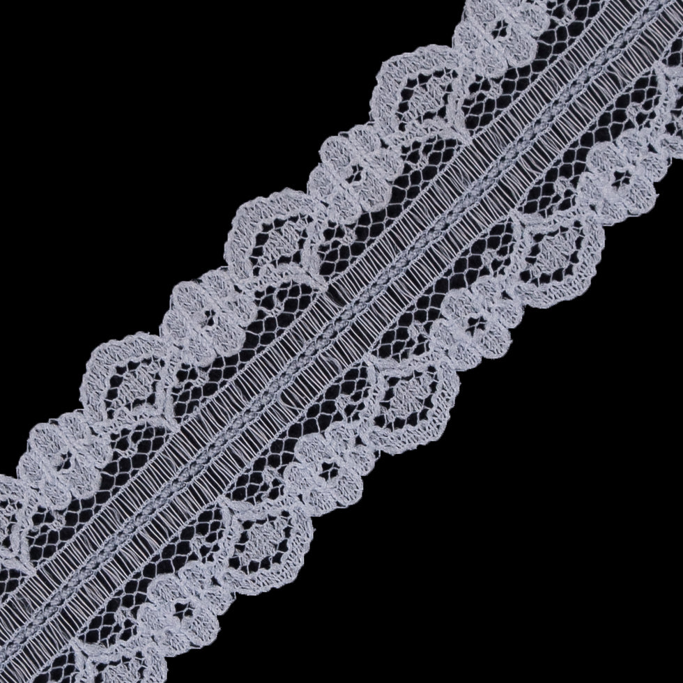 Pale Blue Lace Trim - 1 - Detail