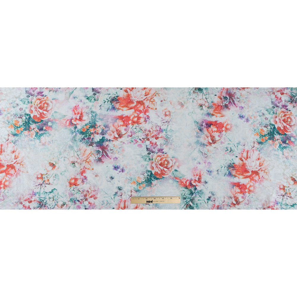 Grenadine and Birch Digitally Printed Floral Jacquard - Full