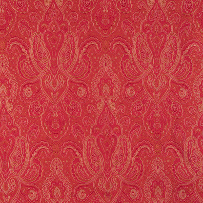 Red and Gold Paisley Brocade/Jacquard