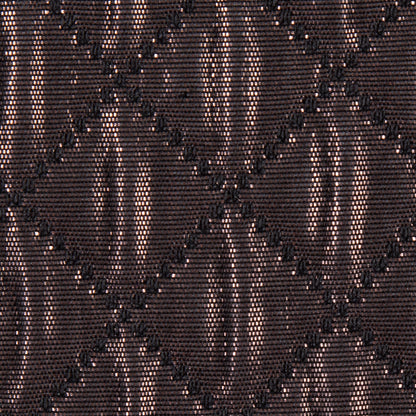 Metallic Copper and Black Quilted Brocade - Detail