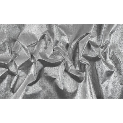 Metallic Silver Woven Lame - Folded