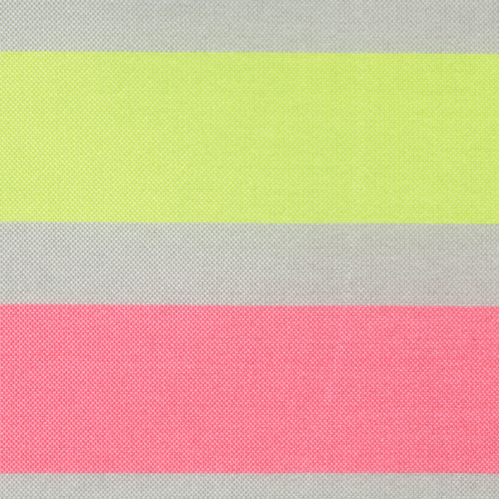 Striped Taffeta - Fluorescent Pink Full