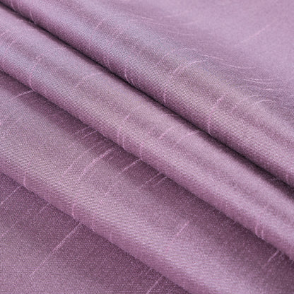 Sea Pink Solid Polyester Shantung Folded