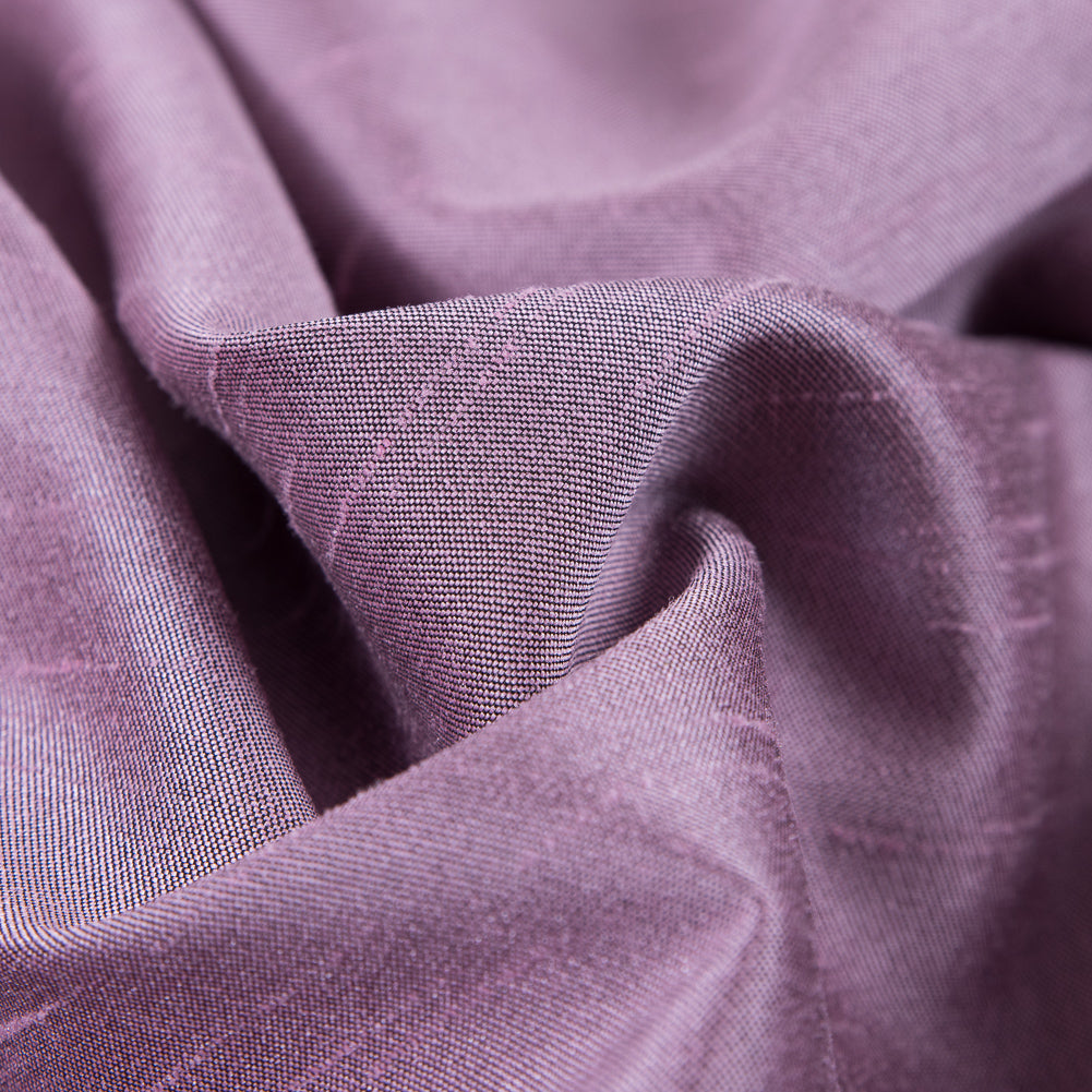 Sea Pink Solid Polyester Shantung Detail