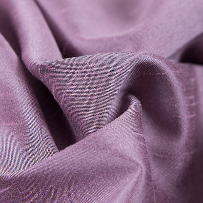 Sea Pink Solid Polyester Shantung Detail