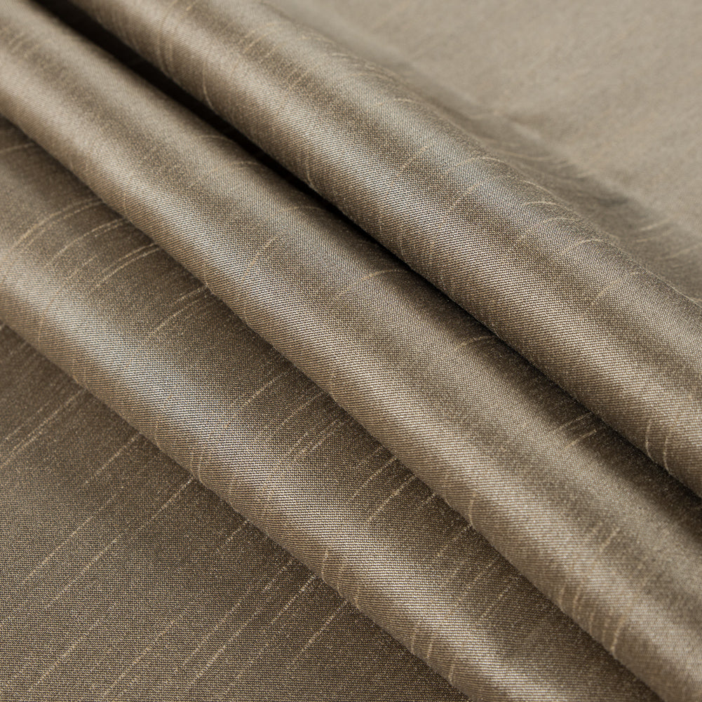 Chamomile Solid Polyester Shantung Folded
