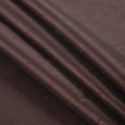 Bison Solid Polyester Shantung Folded
