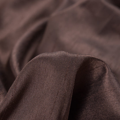 Bison Solid Polyester Shantung Detail