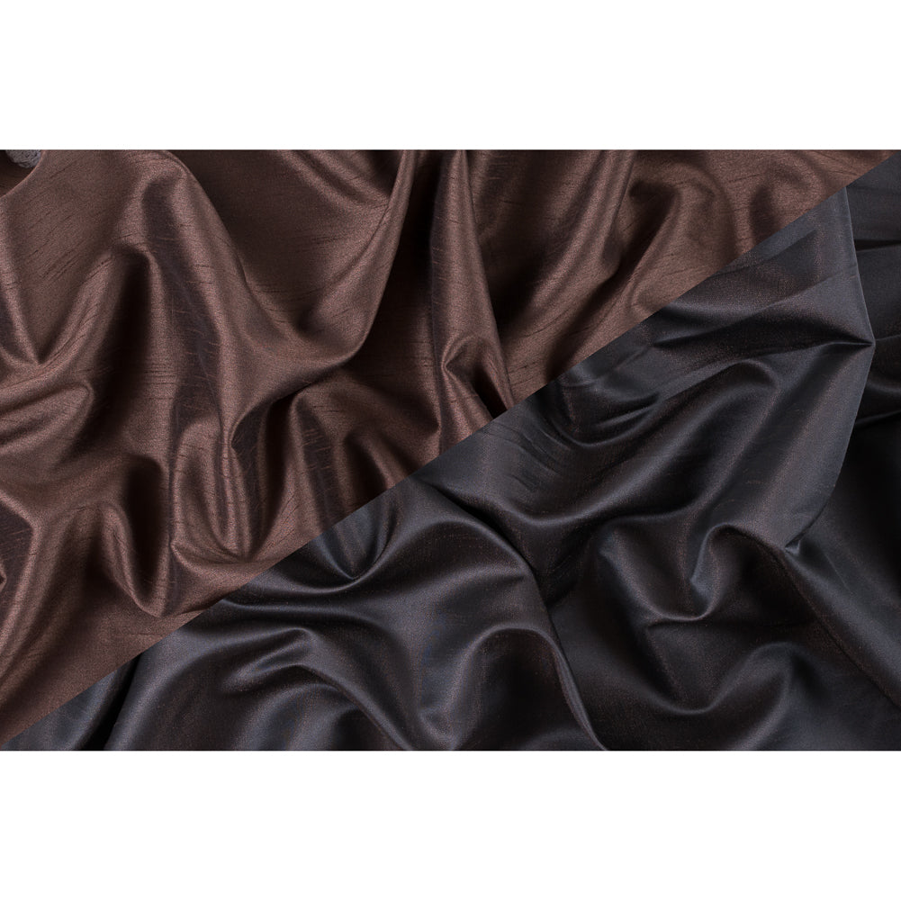 Bison Solid Polyester Shantung Full