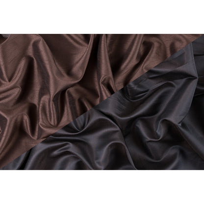 Bison Solid Polyester Shantung Full