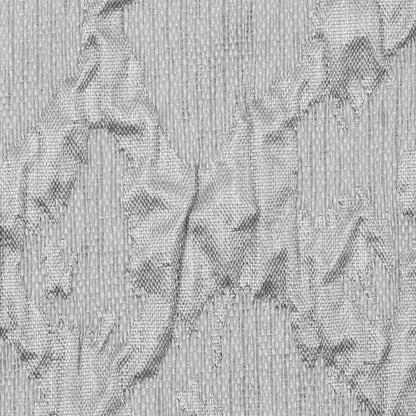Metallic Silver/Blanc de Blanc Abstract Polyester Brocade/Jacquard Detail