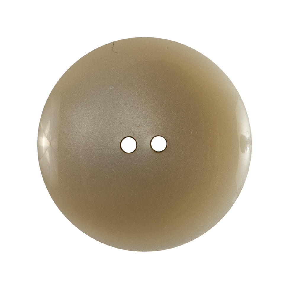 Beige Plastic Coat Button - 44L/28mm - Detail