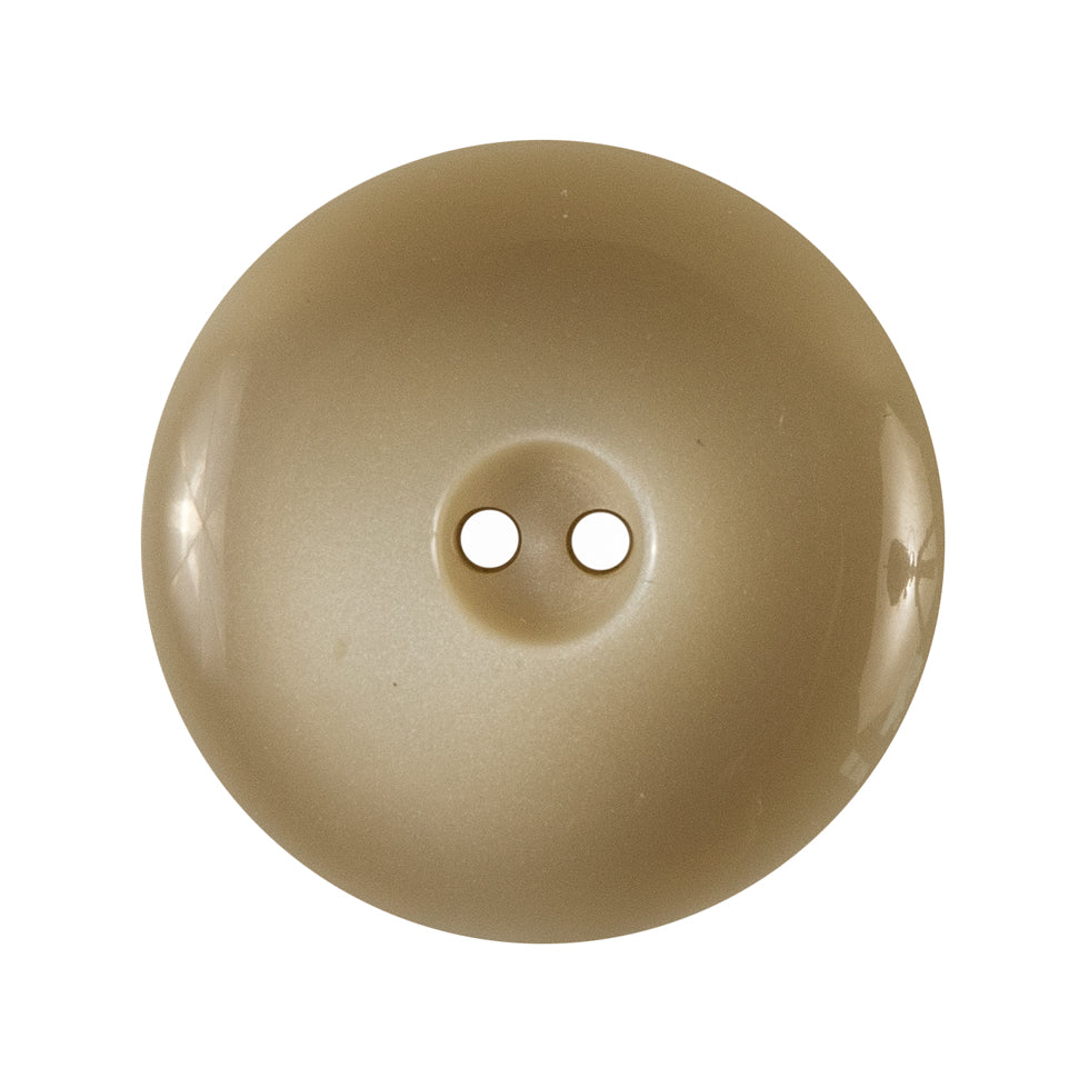 Beige Plastic Coat Button - 44L/28mm