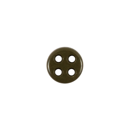 Olive Plastic Button - 18L/11.5mm Detail