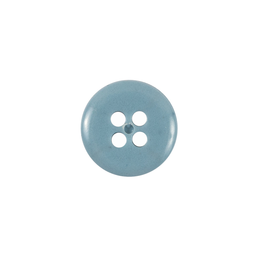 Blue Plastic Button - 22L/14mm - Detail