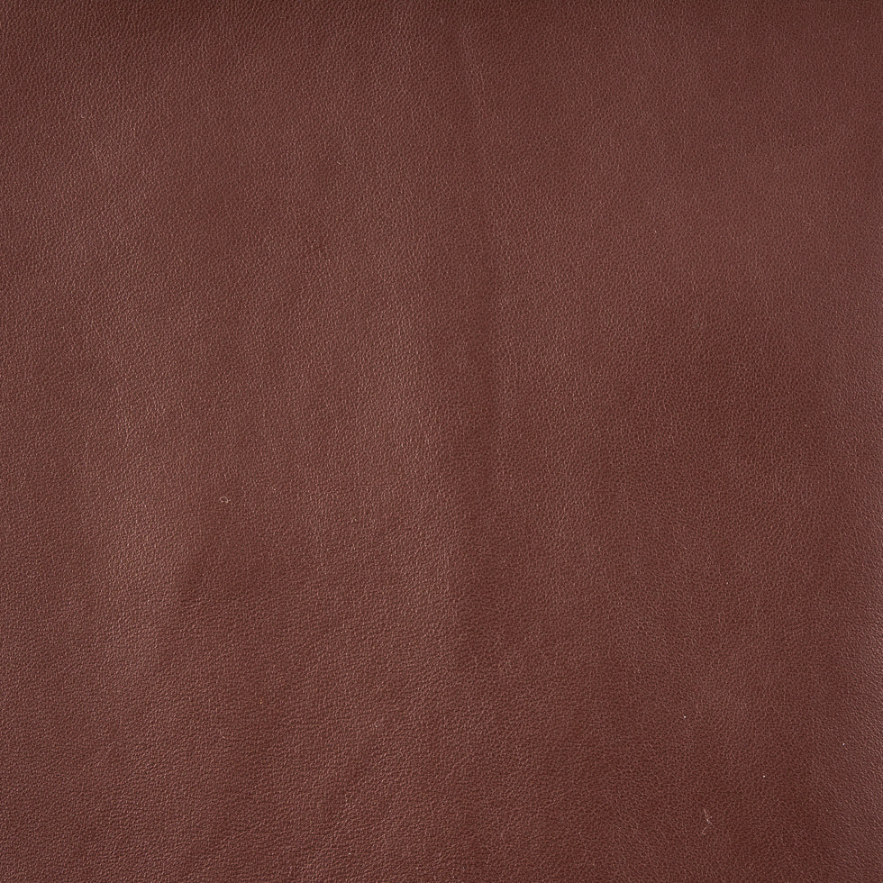 Small Deep Mahogany Semi-Stretch Lamb Leather Folded