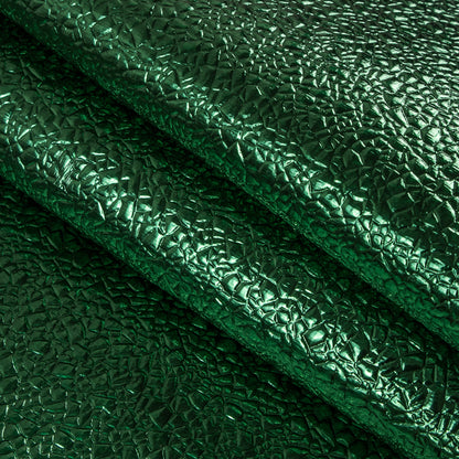 Metallic Green Crackled Vinyl - Detail