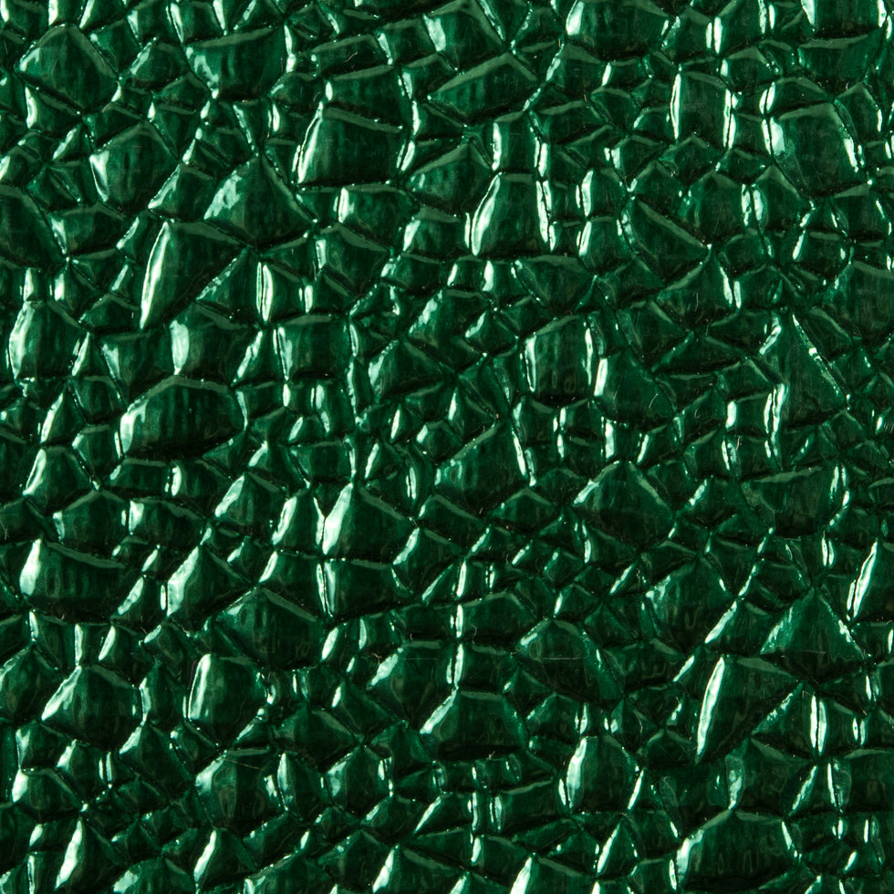 Metallic Green Crackled Vinyl - Full
