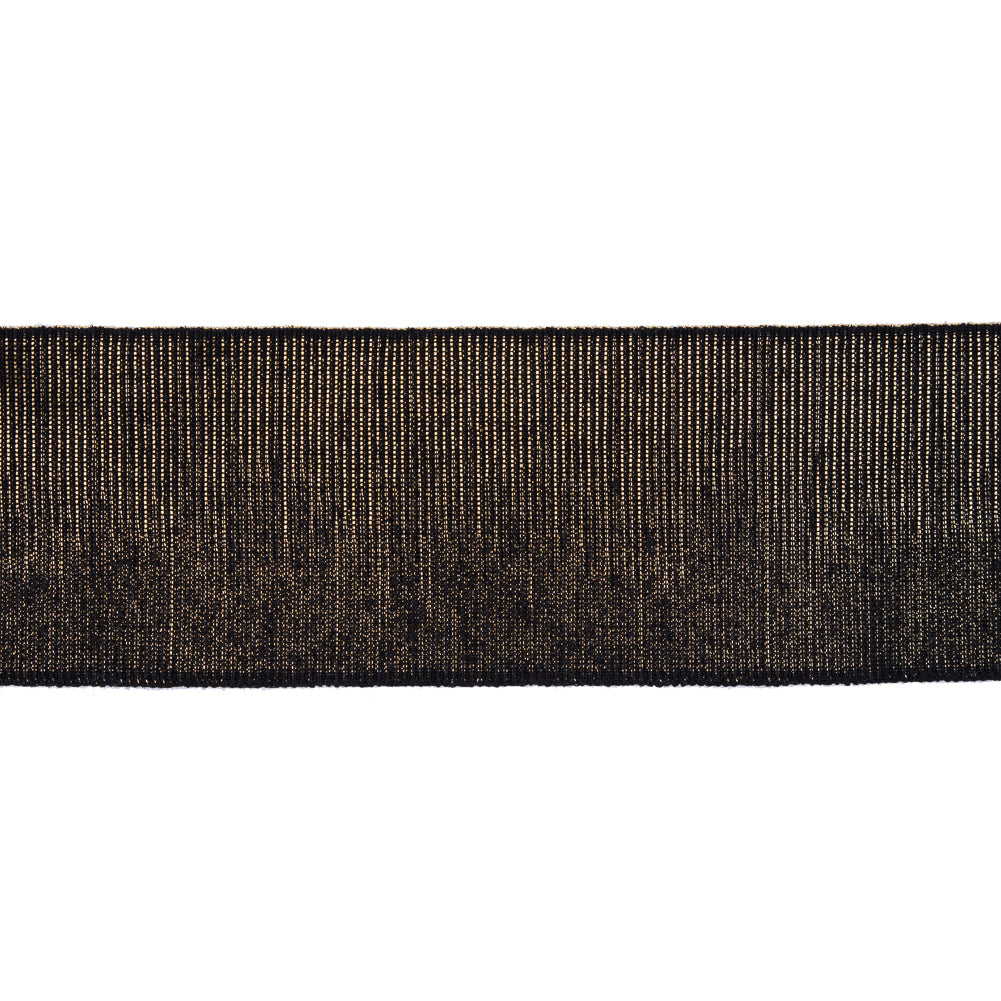 Metallic Gold and Black Elastic - 2