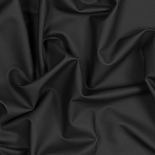 Black UV Protective Stretch Waterproof Tricot - Pleather