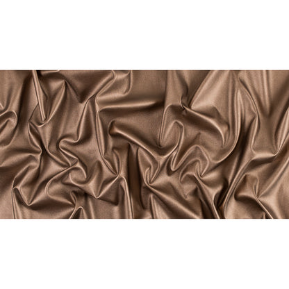 Metallic Bronze Stretch Faux Leather/Vinyl - Folded