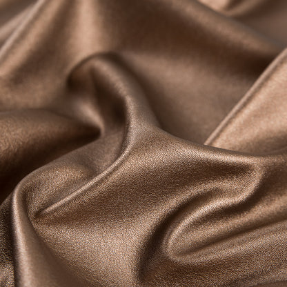 Metallic Bronze Stretch Faux Leather/Vinyl - Full