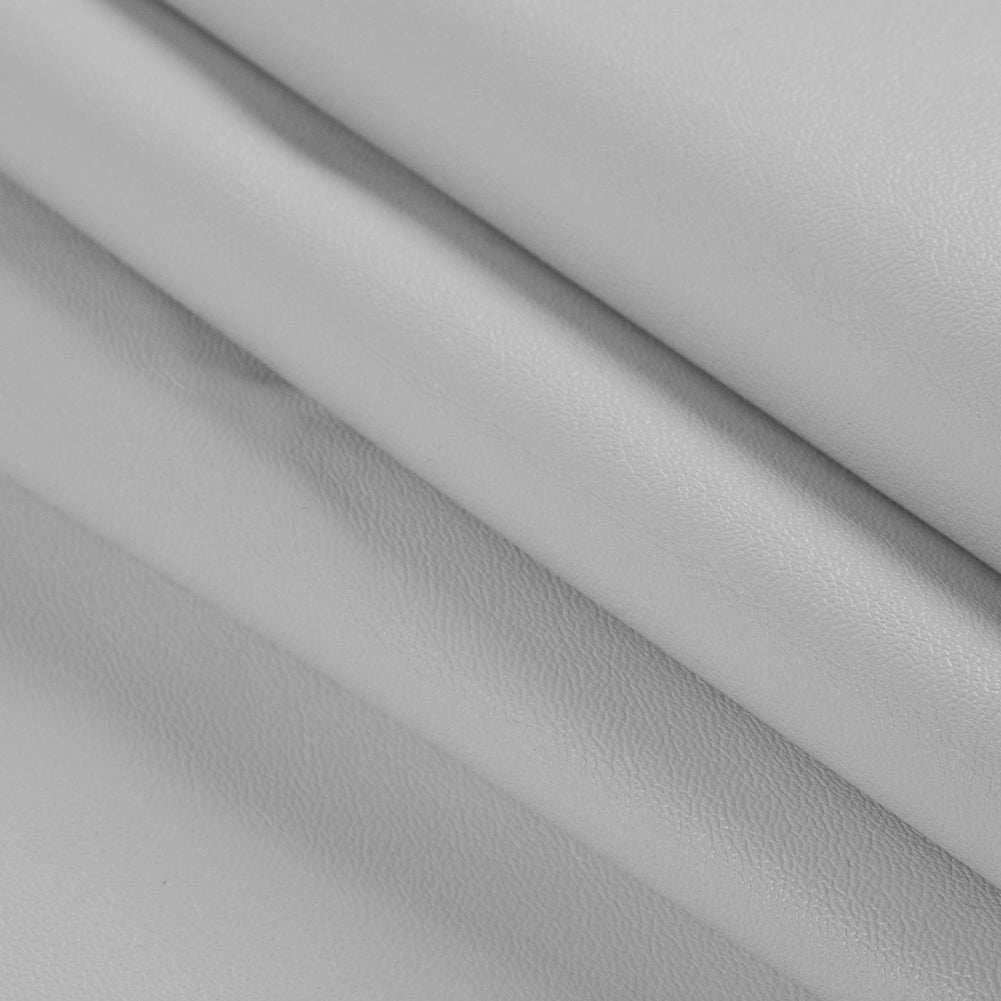 Whisper White Stretch Faux Leather/Vinyl - Detail
