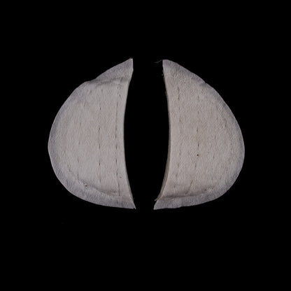 9 x 4.5 Pair Of White Shoulder Pads