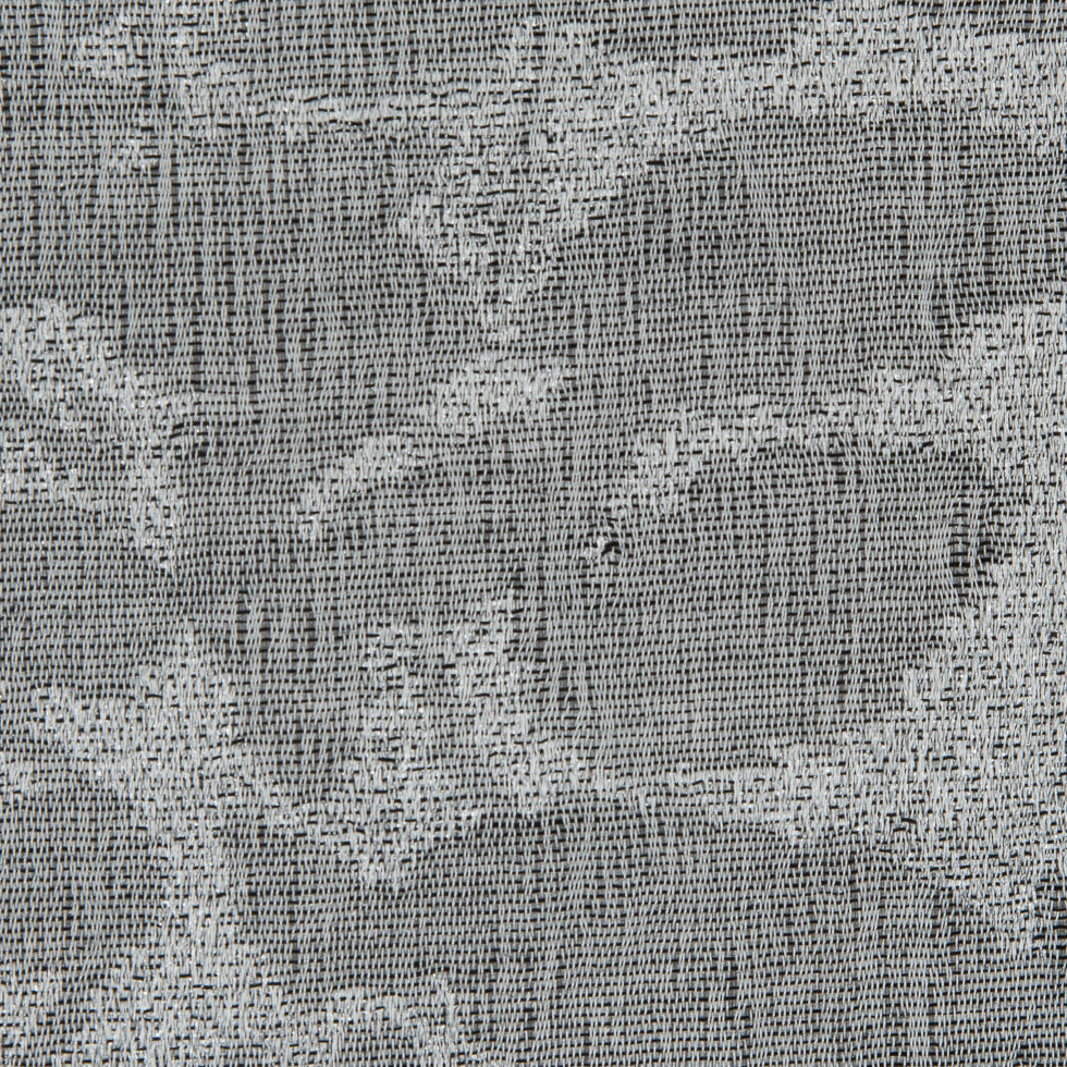 Metallic Griffin Gray Foliage Brocade - Detail