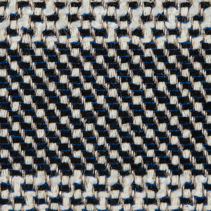 Whisper White/Navy/Royal Blue Striped Tweed - Detail