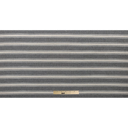 Whisper White/Navy/Royal Blue Striped Tweed - Full