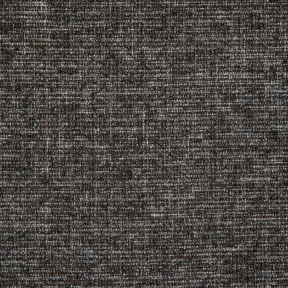 Heathered Black/White/Bison Wool-Cotton Tweed
