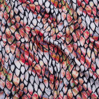 Scales Printed on a Caye UV Protective Compression Swimwear Tricot w/ Aloe Vera Microcapsules