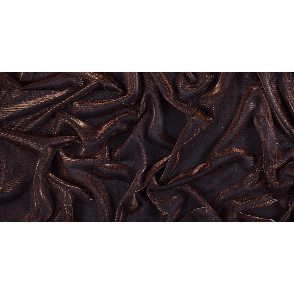 Black/Copper Metallic Mesh Folded