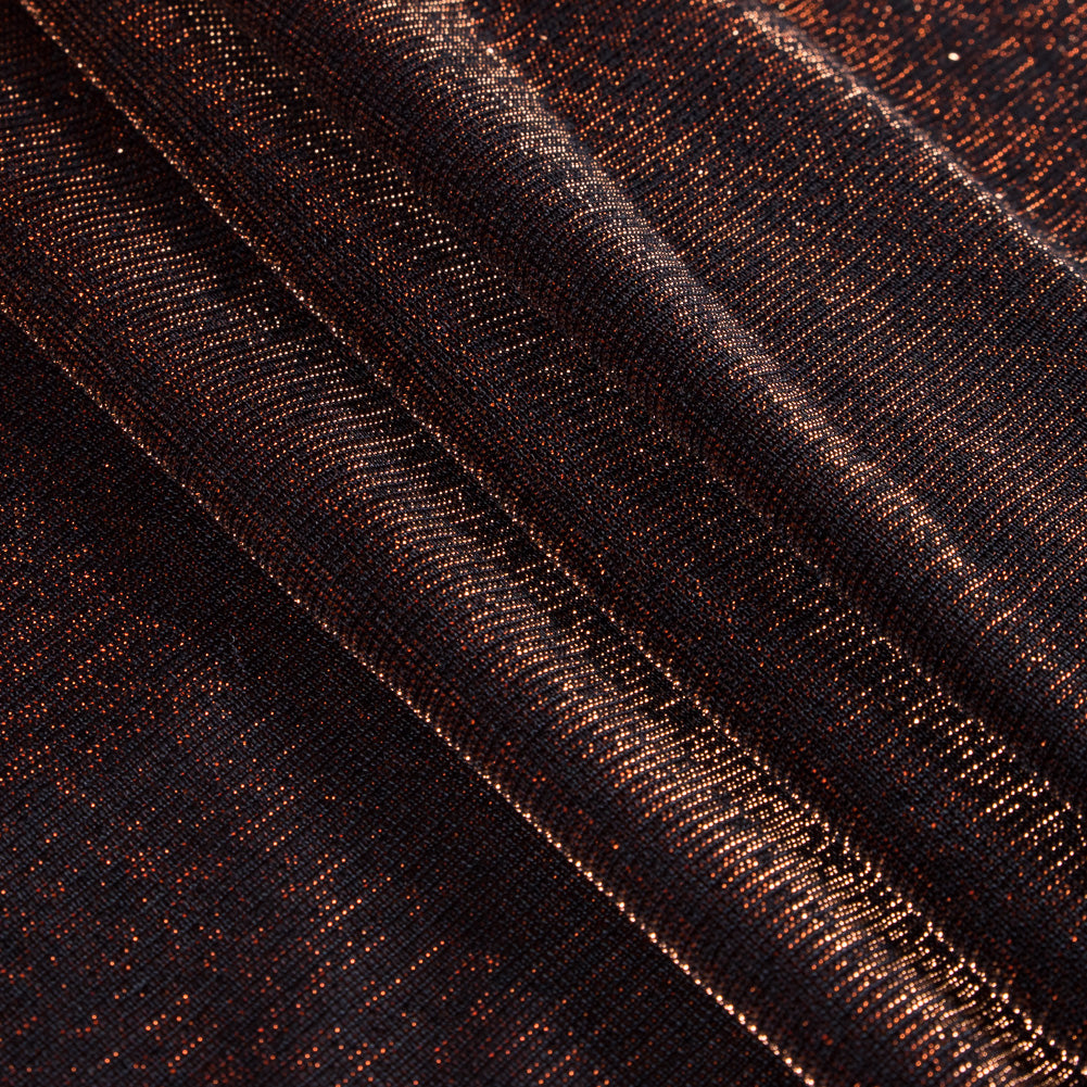 Black/Copper Metallic Mesh Detail